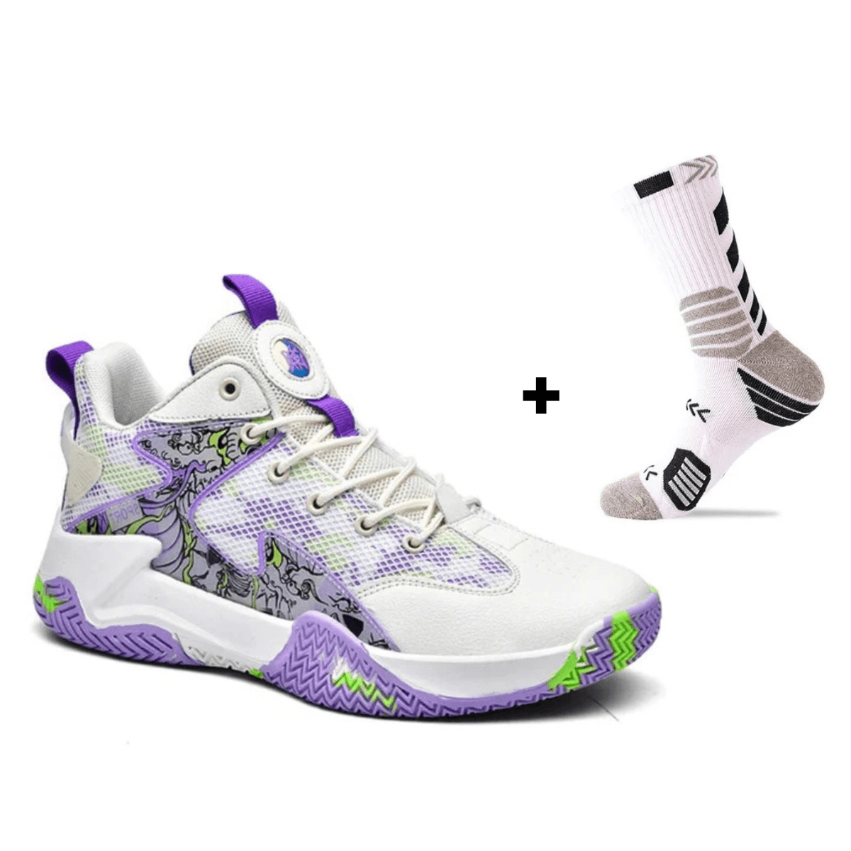 Graphite 3.0 Basketball and Volleyball Shoes + Free Socks - MoveUP Outlet