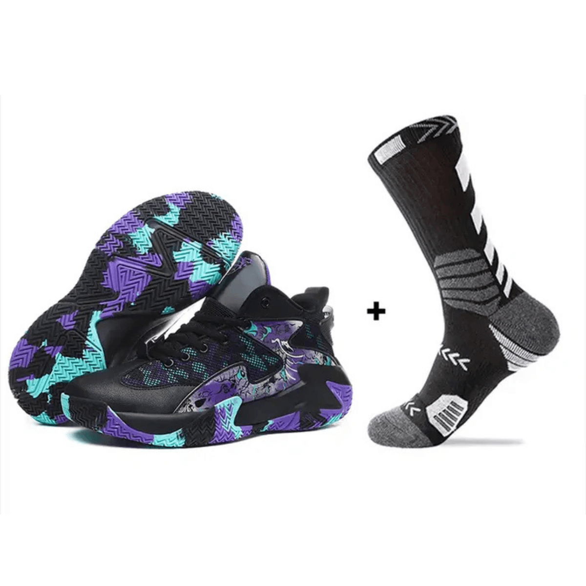 Graphite Original Basketball Shoes + Gift Socks - MoveUP Outlet