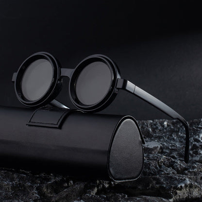 Tuon Vintage Round ND Adjustable Sunglasses
