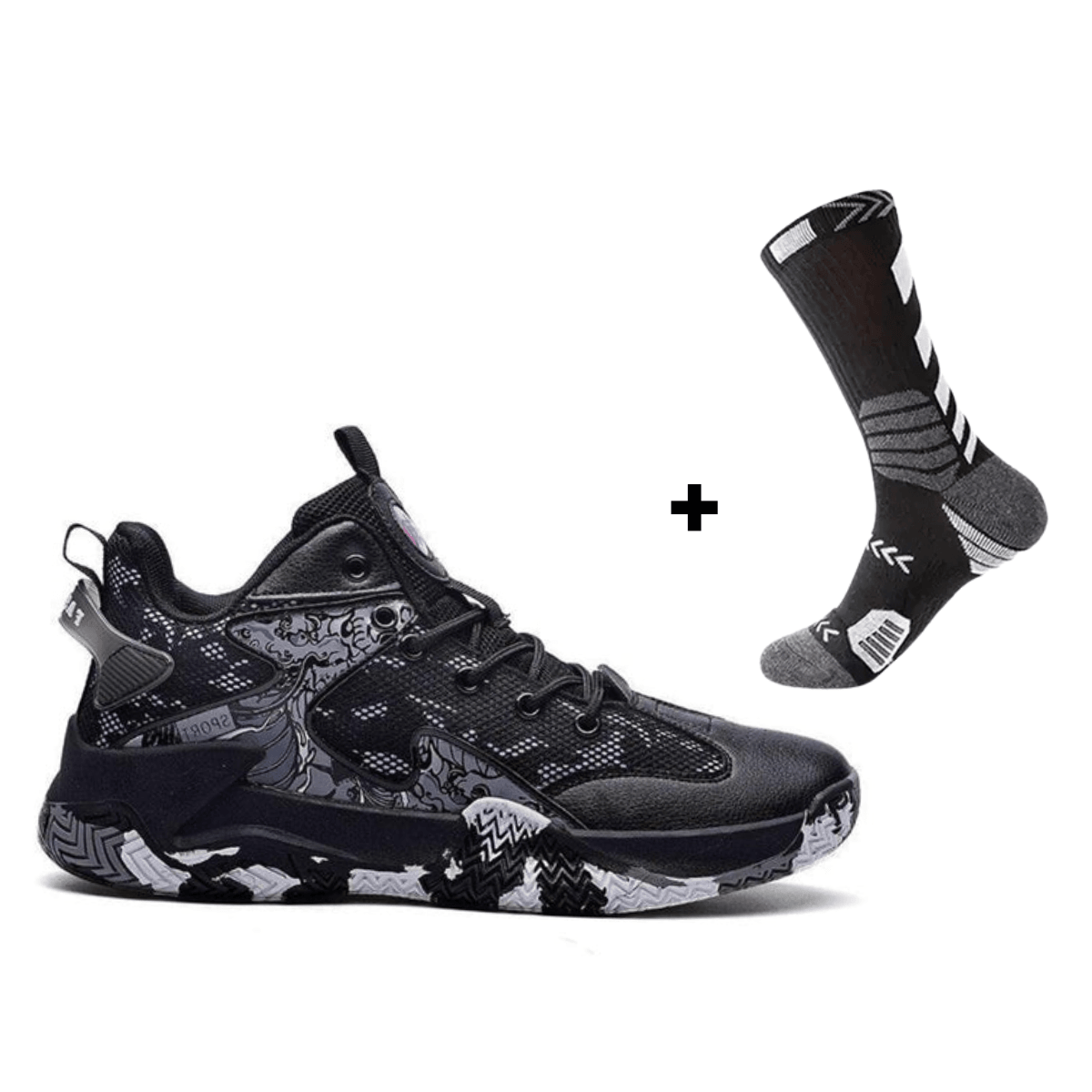 Graphite Original Basketball Shoes + Gift Socks - MoveUP Outlet