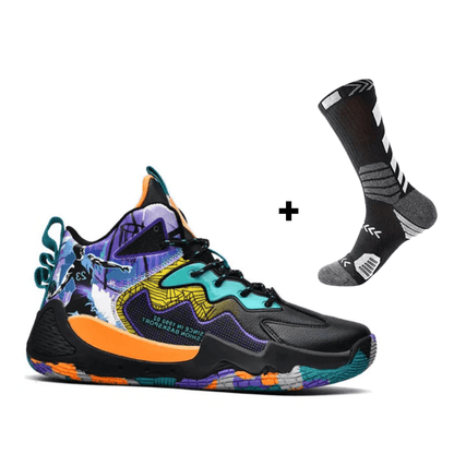 High-Fashion Basketball Shoes with Gift Socks - MoveUP Outlet