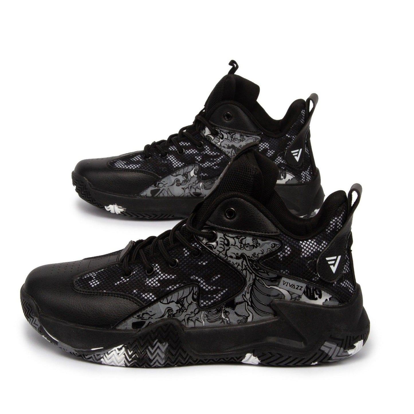 All Black Basketball and Volleyball Shoes - Unisex - MoveUP Outlet