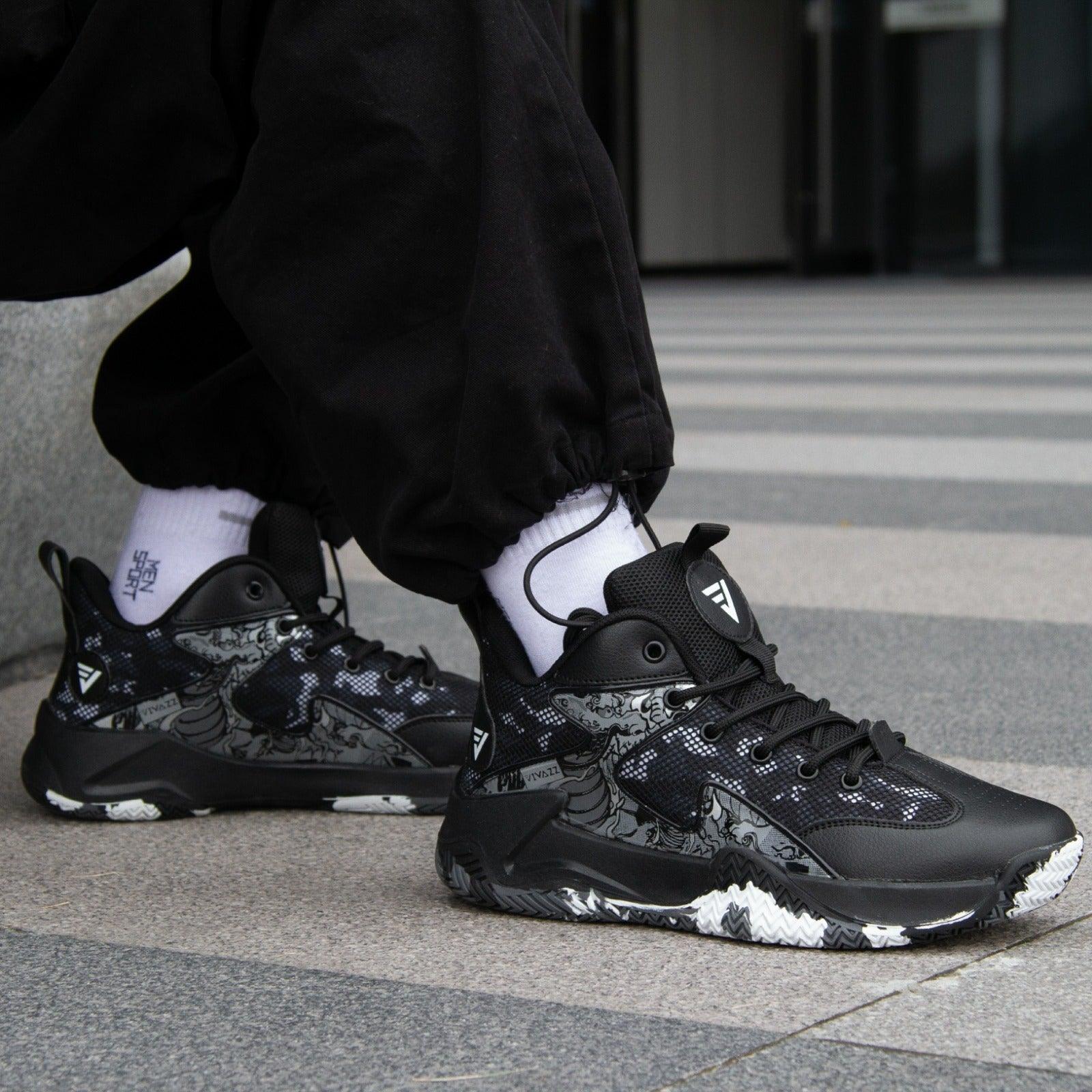 All Black Basketball and Volleyball Shoes - Unisex - MoveUP Outlet