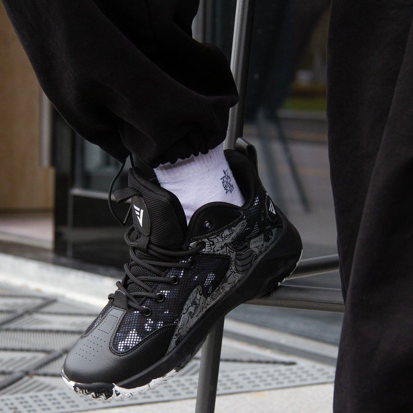 All Black Basketball and Volleyball Shoes - Unisex - MoveUP Outlet